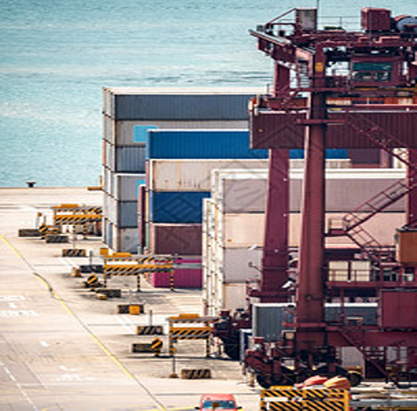 Container port logistics
